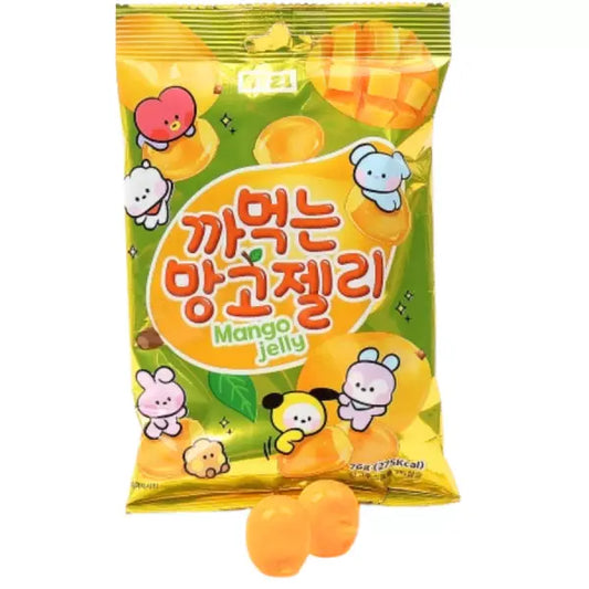 BT21 Mango Peeling Soft Candy 76g/ BT21 mango mīkstās konfektes 76g BT21