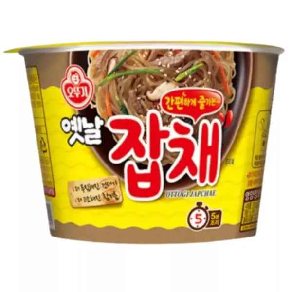 OTTOGI Instant Japchae Noodle (Cup) 76g/ OTTOGI ātri pagatavojamās japča nūdeles (kūciņā) 76g