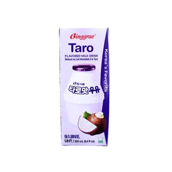 BINGGRAE Taro Milk 200ml/ BINGGRAE taro piens 200ml