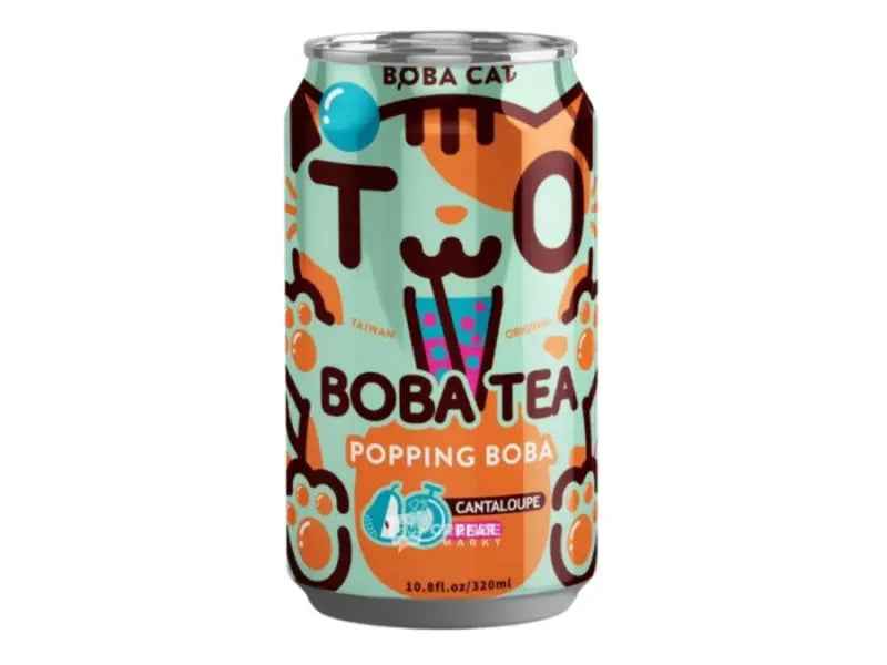 BC Augļainā kantalupes un bumbieru Popping Boba tēja 320 ml