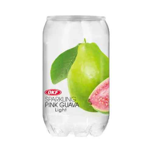 OKF Sparkling Pink Guava Drink 350ml/ OKF Gāzēts Rozā Gvajaves Dzēriens 350 ml