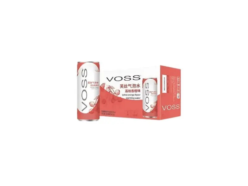 Voss Lychee & Orange Sparkling Drink 330ml/ Voss Ličī un Apelsīna Gāzēts Dzēriens 330 ml Voss