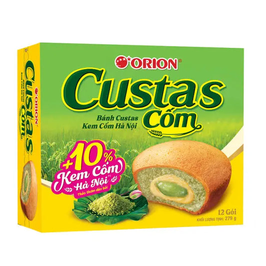Orion Custas Green Rice Com Soft Cake 282g/ Orion Custas Zaļo Rīsu Com Mīkstā Kūka 282 g ORION