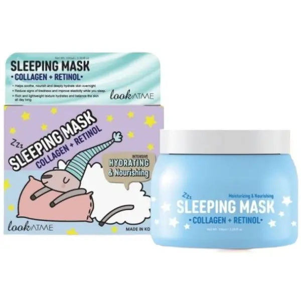 Look At Me Collagen + Retinol Sleeping Mask 100ml Oishii Asian Mart