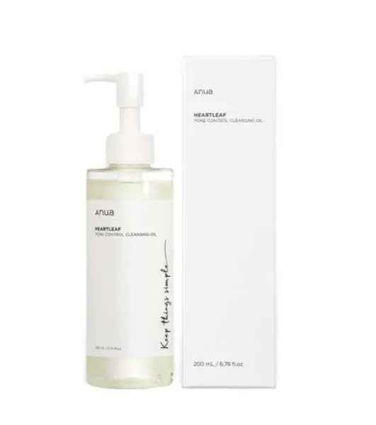 Anua Heartleaf Pore Control Cleansing Oil 200ml/ Anua Heartleaf poru kontroles attīrošā eļļa 200 ml