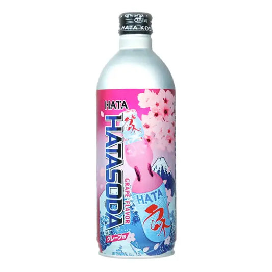 HATA Soda Grape Flavor 500ml/ HATA vīnogu garšas limonāde 500 ml Hatakosen