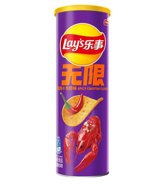 Lay‘s Stax Spicy Crayfish 90g/ Lay’s Pikantās vēžveidīgās garšas čipsi 90 g