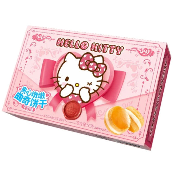 Hello Kitty Milk Cream-Filled Cookie 56g/ Cepumi ar piena krēma pildījumu 56 g - Oishii Asian Mart