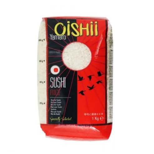 OISHII Sushi Rice 1kg/ OISHII Suši rīsi 1 kg