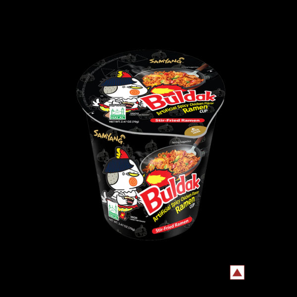 Samyang Buldak Original Noodles Cup 70g/ Samyang Buldak oriģinālās nūdeles krūzītē 70 g - Oishii Asian Mart