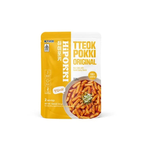 HYHS Halal Hipokki Original Pouch Topokki 240g/ Oriģinālais topokki maisiņā 240 g - Oishii Asian Mart