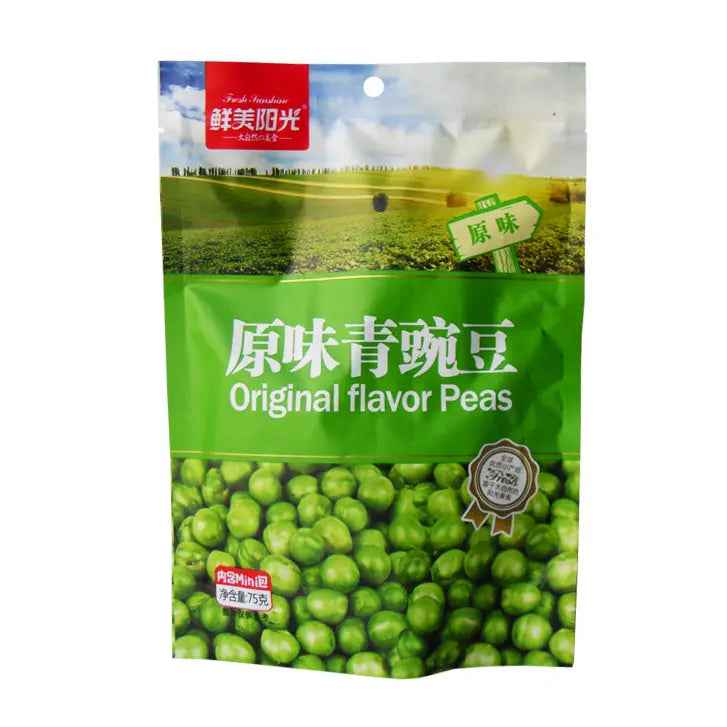 Fresh Sunshine Original Crispy Peas 75g/ Fresh Sunshine Oriģinālie Kraukšķīgie Zirnīši 75g