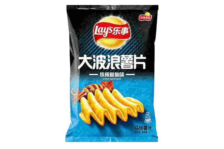 LAY’S Squid Flavour Chip 70g/ LAY’S Čipsi ar Kalmāra Garšu 70 g