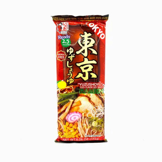 JP Yuzu Flavor Soy Sauce Ramen 172g/ JP Yuzu garšas sojas mērces ramen 172g - Oishii Asian Mart