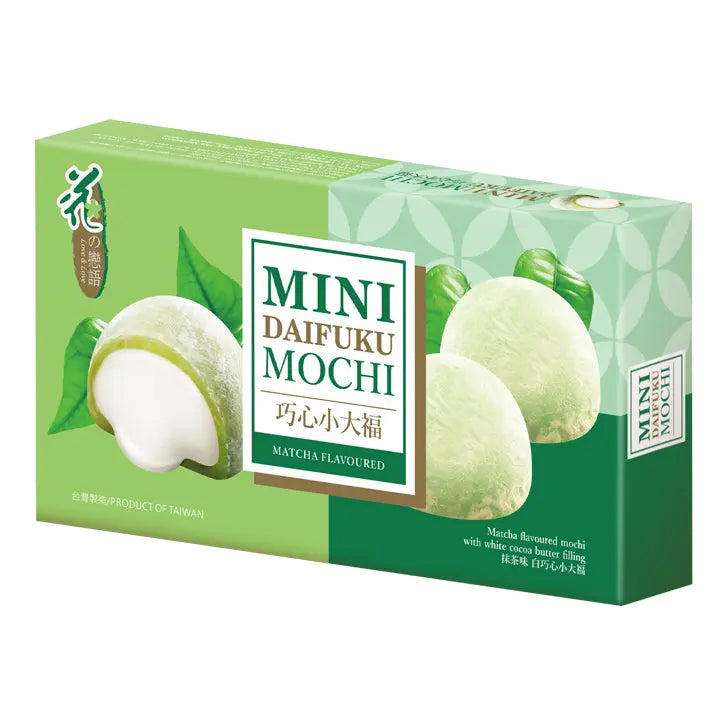 LL MINI MOCHI MATCHA 80G/ LL Mini Moči ar Mača Garšu 80g (Taivāna) Oishii Asian Mart