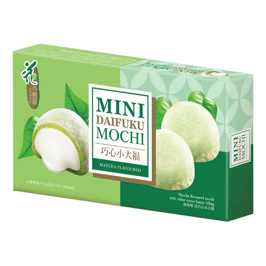 LL MINI MOCHI MATCHA 80G/ LL Mini Moči ar Mača Garšu 80g (Taivāna) Oishii Asian Mart