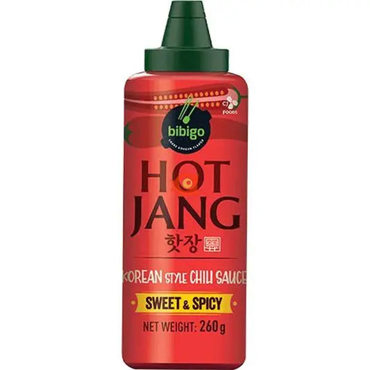 BIBIGO HOT JANG Čili Mērce – Salda un Pikanta 260g BIBIGO