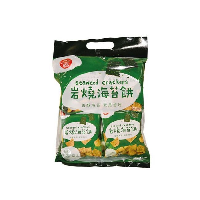 Nice Choice Seaweed Crackers 200g/ Nice Choice Jūraszāļu Krekeri 200g