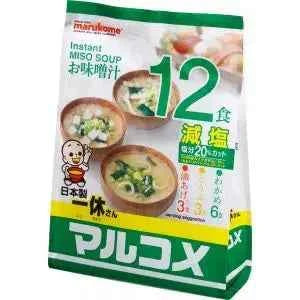 Ikkyu-San Instant Miso Soup Mild 12 Serving/ Ikkyu-San Instant Miso zupa, viegla, 12 porcijas