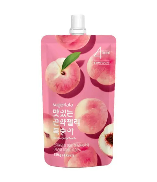 Sugarlolo Konjac Jelly Peach/ Sugarlolo Konjac želejas persiks - Oishii Asian Mart