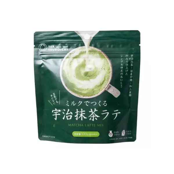 TSUBOICHI Matcha Latte Powder Mix 100g/ TSUBOICHI Matcha Latte Pulvera Maisījums 100g (Japāna)