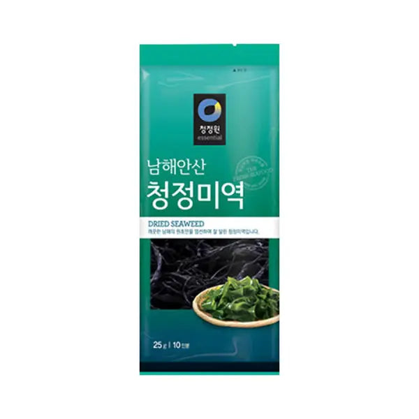 CJW dried brown seaweed wakame 25g/ CJW Žāvēta brūnā jūraszāle Wakame 25g - Oishii Asian Mart
