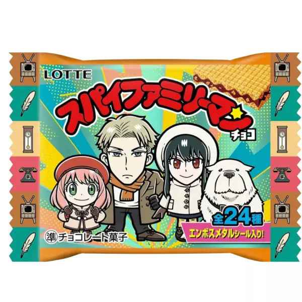 FUJIYA SpyxFamily Chocolate Wafer/ FUJIYA SpyxFamily šokolādes vafele