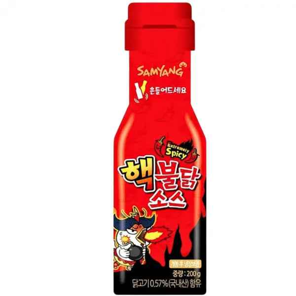 SAMYANG Extra Hot Chicken Ramen Sauce/ SAMYANG Īpaši Asā Vistas Ramena Mērce