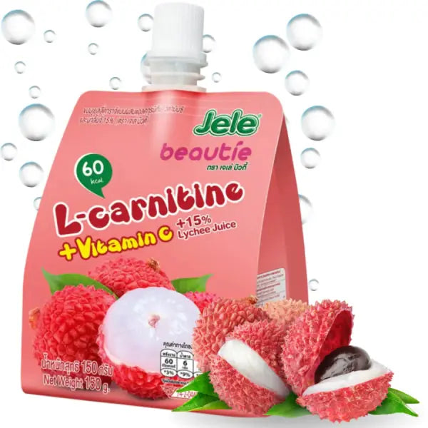 JELE Vitamin Jelly (Lychee, Lcarnitine)/ JELE vitamīnu želeja (ličī, Lkarnitīns) - Oishii Asian Mart