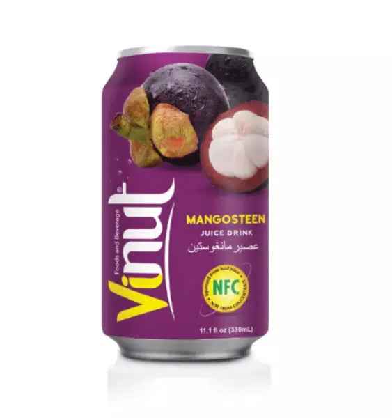 VINUT Mangosteen Juice Drink 330 ml/ Mangostāna sulas dzēriens 330 ml