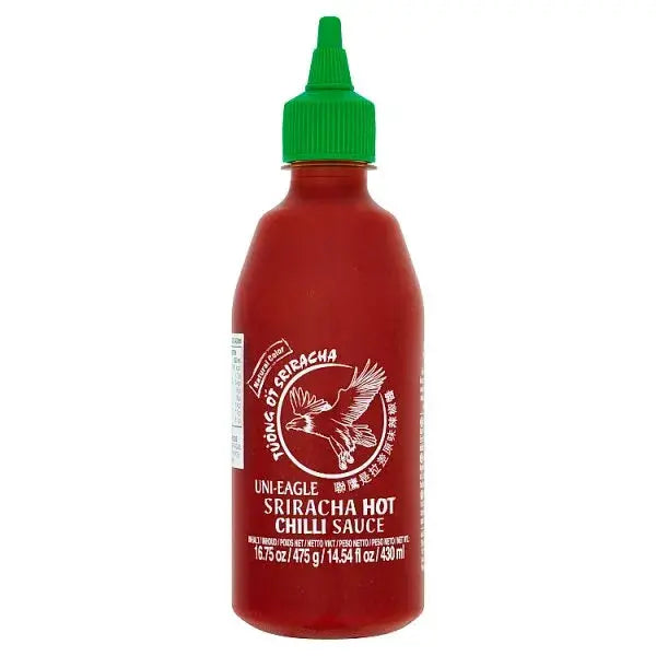 UNI EAGLE Sriracha Hot Chilli Sauce 430ml/ UNI EAGLE Sriracha asā čilli mērce 430ml - Oishii Asian Mart