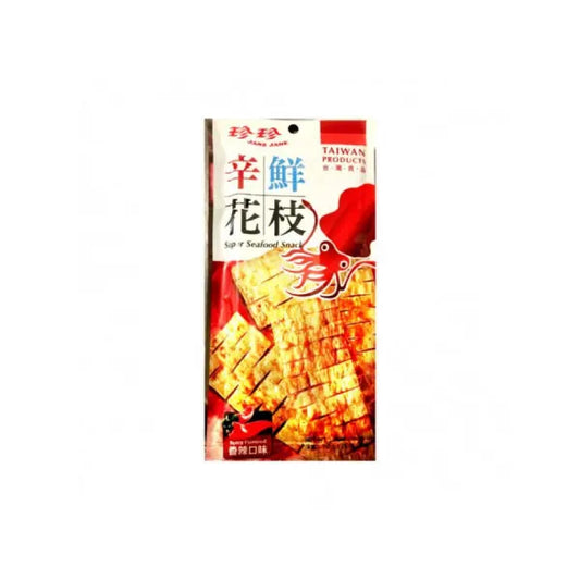 JJ Super Seafood Snack with Spicy Flavor/ JJ Super jūras velšu uzkoda ar pikantu garšu - Oishii Asian Mart