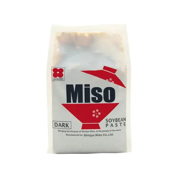 SHINJYO Dark Miso Paste 500g/ SHINJYO Dark Miso pasta 500g - Oishii Asian Mart