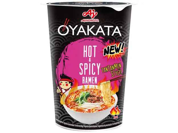 Spicy Tantanmen OYAKATA Cup 63g/ Pikantā Tantanmen OYAKATA kauss 63g