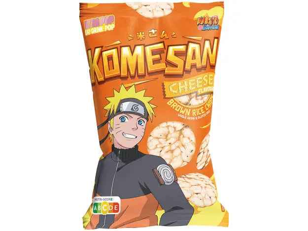 KOMESAN Cheese Rice chips 60g/KOMESAN siera rīsu čipsi 60g