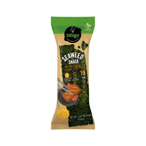 BIBIGO Seaweed Snack - BBQ/ BIBIGO Jūras aļģu uzkoda BBQ