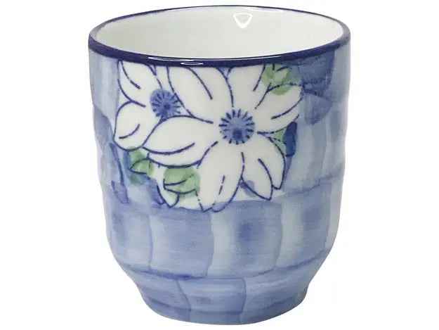 Japanese Ceramic Cup Blue Golden Turtle/ Japāņu keramikas krūze zilā Golden Turtle