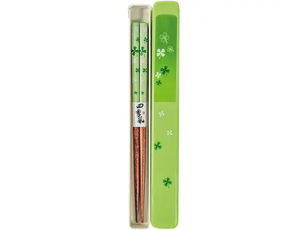 Green Chopsticks & box set/ Zaļo irbuļu un kastītes komplekt - Oishii Asian Mart