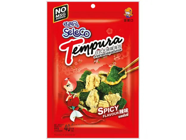 Seleco Seaweed Snack Spicy (Battered)/ Seleco Pikanta jūraszāļu uzkoda - Oishii Asian Mart