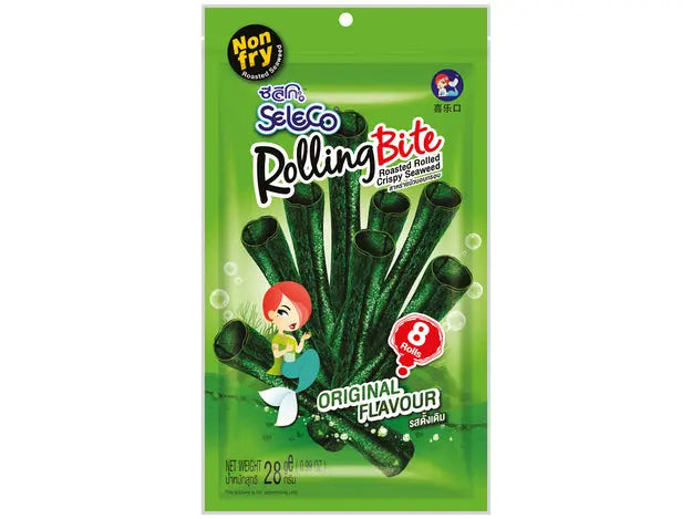 Seaweed Snack Roll Original 28G/ Seleco ūraszāļu uzkodu rullītis original 28G - Oishii Asian Mart