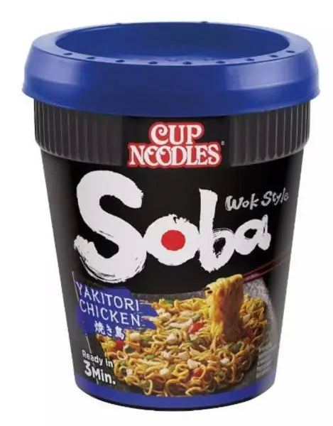 CUP NOODLES Soba Yakitori Chicken Flavour/ CUP NOODLES Soba Yakitori Vistas Garša - Oishii Asian Mart