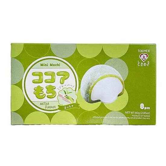 TOKIMEKI Mini Matcha Mochi 80g/ TOKIMEKI Mini Mača Moči 80g (Taivāna)