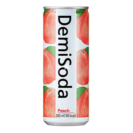 DEMISODA Peach Flavour/ DEMISODA persiku garša - Oishii Asian Mart