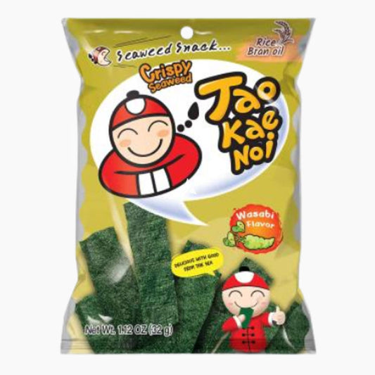 Tao Kae Noi Wasabi 32g/ Tao Kae Noi jūraszāles ar vasabi garšu 32g