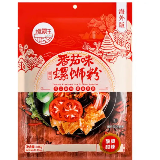 LBW Tomato Flavor Rice Noodle 306g/ LBW Tomātu garšas rīsu nūdeles 306g - Oishii Asian Mart