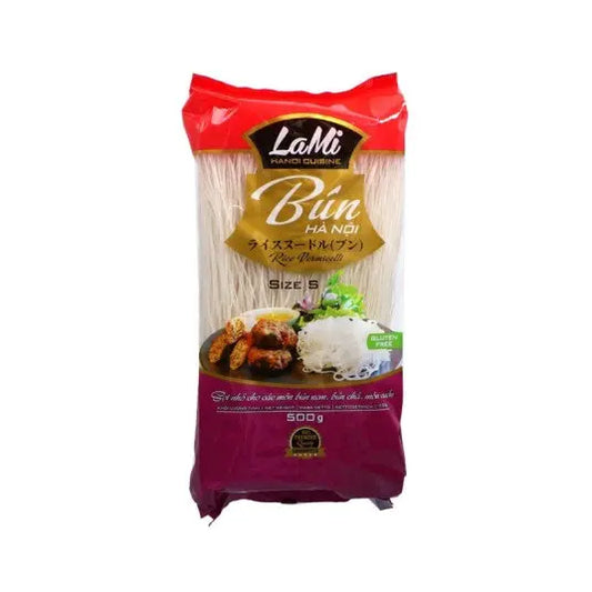 Rice Vermicelli Size "" - LAMI - 500g/ Rīsu Vermišelis Izmērs 'S' - LAMI - 500g - Oishii Asian Mart