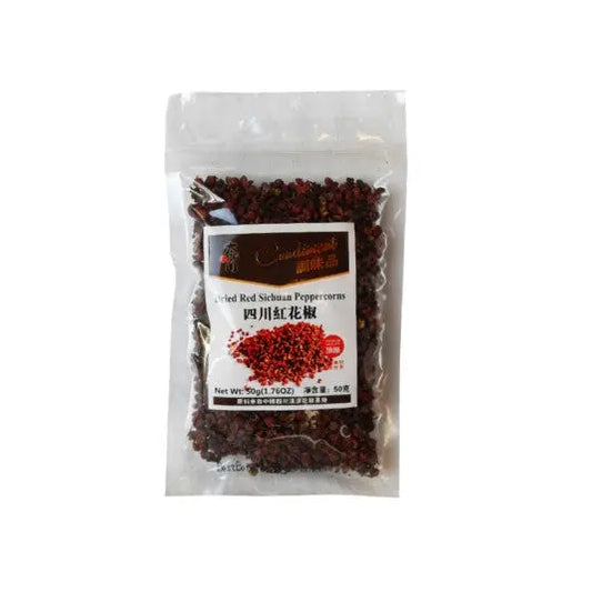 Dried Red Sichuan Pepper/ Žāvēti sarkanie Sičuaņas pipari - Oishii Asian Mart