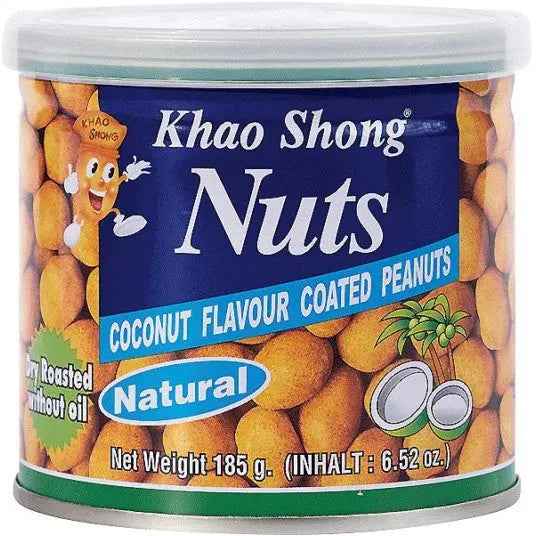 KHAO SHONG Coconut Nuts 186g/ KHAO SHONG kokosriekstu cepti rieksti 186g