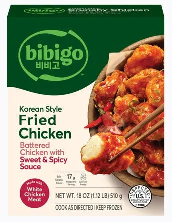 BIBIGO Fried Chicken Sweet & Spicy / BIBIGO Cepta vista korejiešu gaumē Salda & Pikanta - Oishii Asian Mart