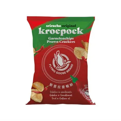 FLYING GOOSE Prawn Crackers/ FLYING GOOSE Garneļu krekeri - Oishii Asian Mart